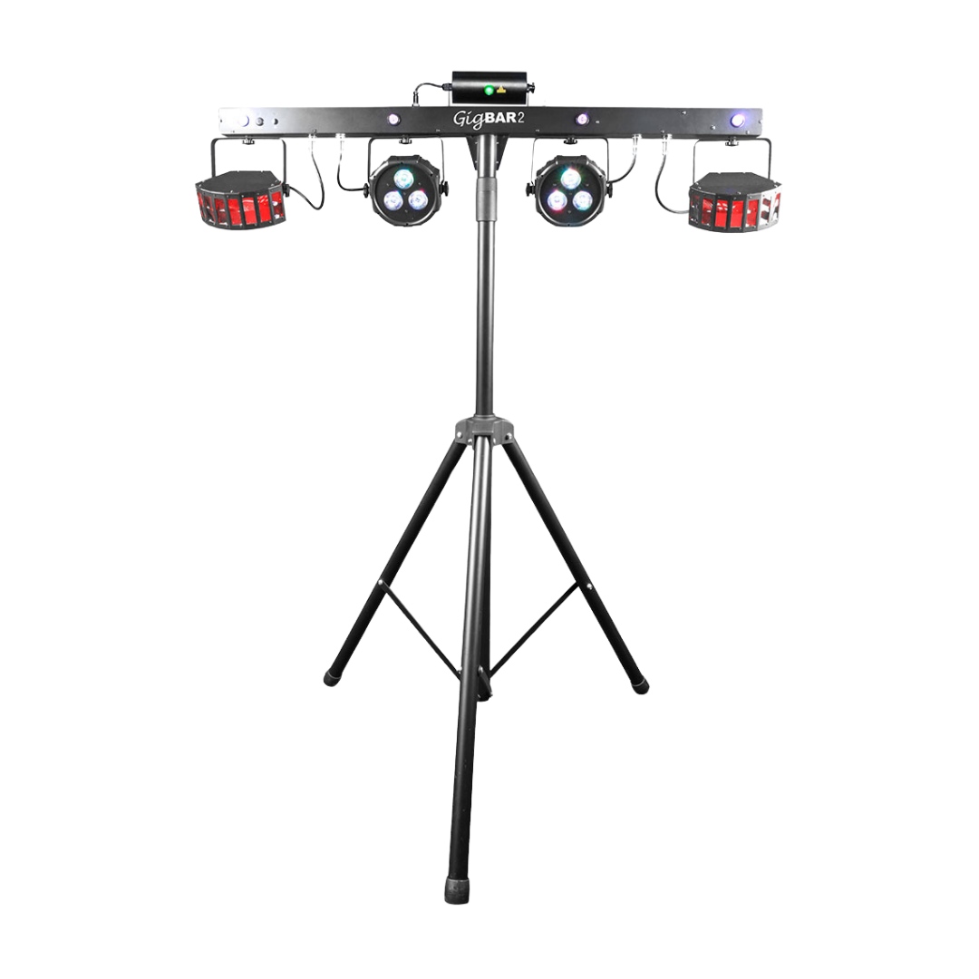 Gig Bar party lighting system on a stand
