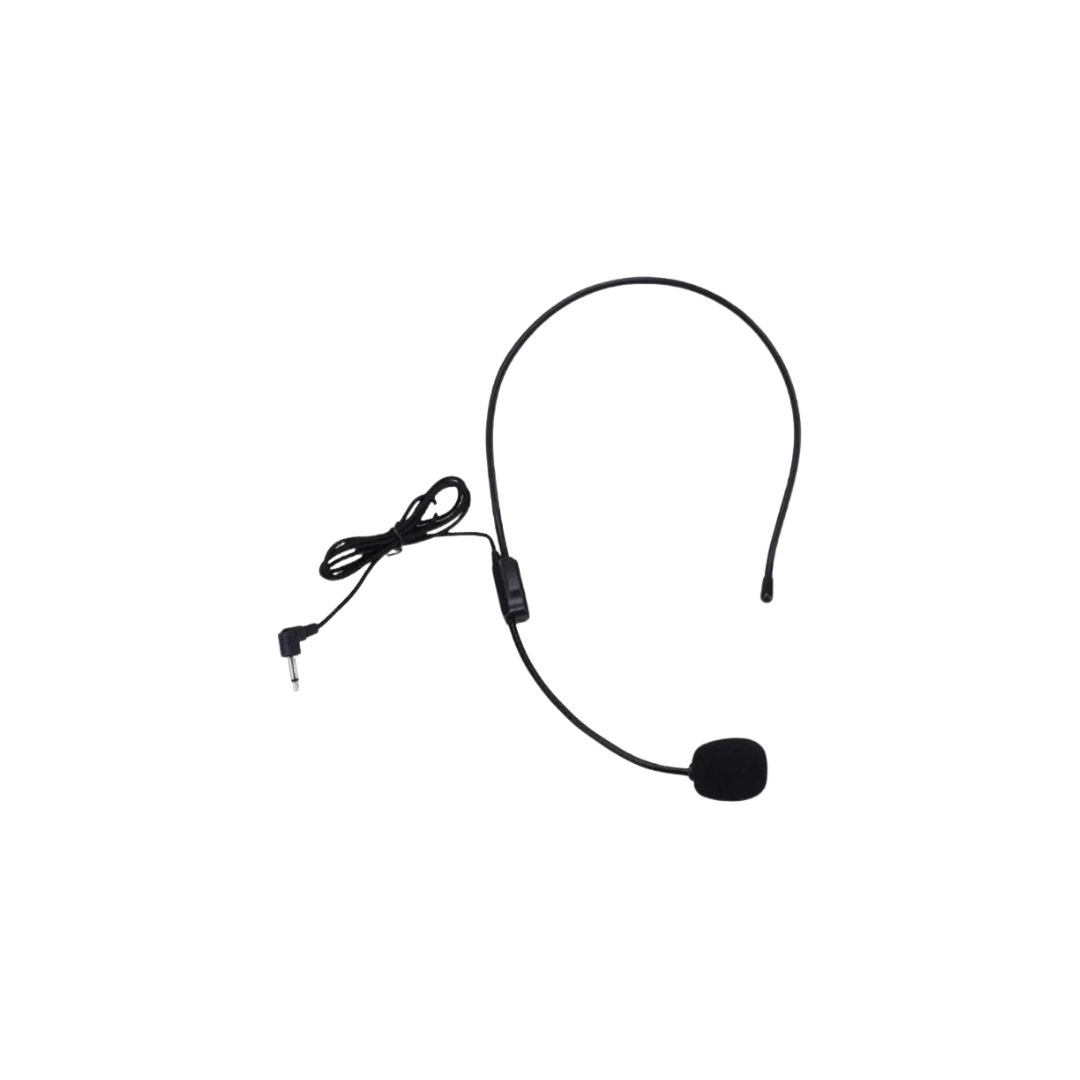 Wired microphone for silent disco systems, for hire