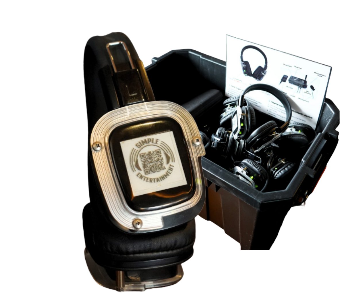 Silent Disco Headsets — Box of 25 ($6 Ea)