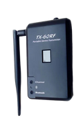 Rechargeable RF silent disco transmitter for hire